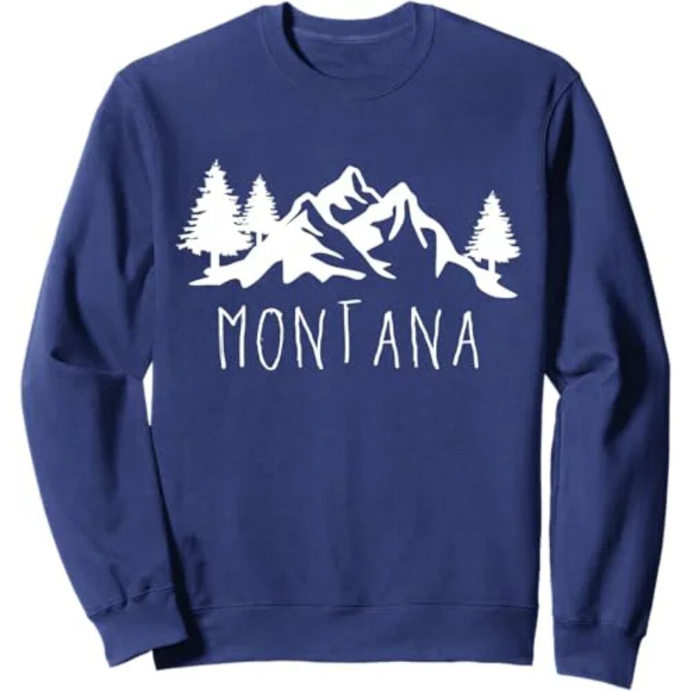 Montana mountains sweatshirt